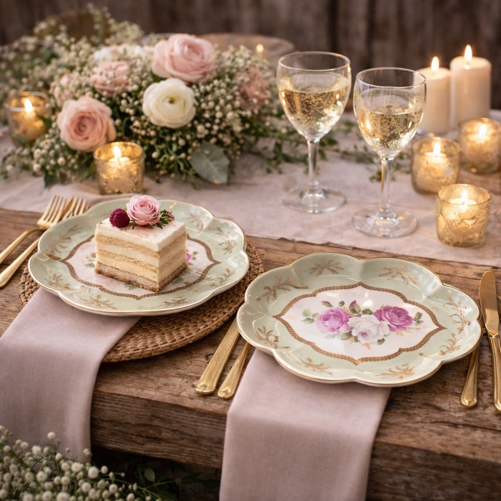 Lovers Garden Dessert Plate