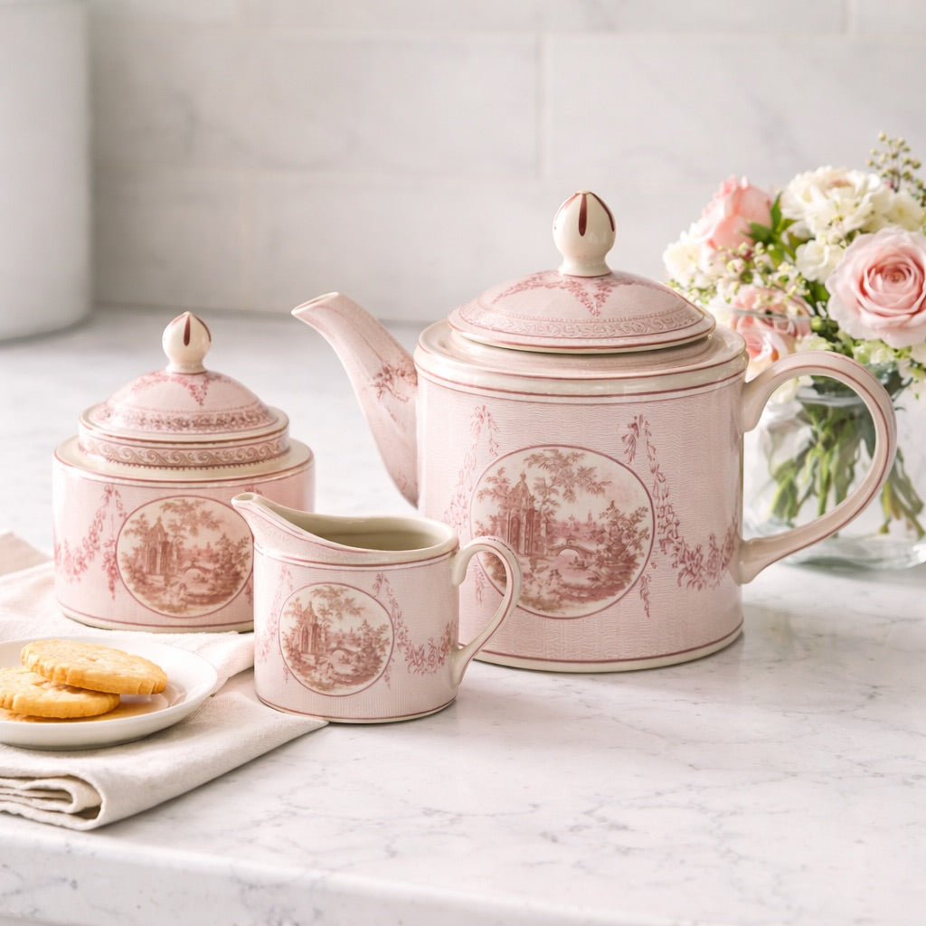 Palace Toile Tea/coffee Pot