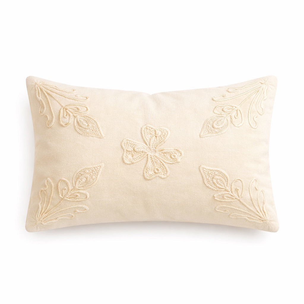 Phool Ivory Cushion
