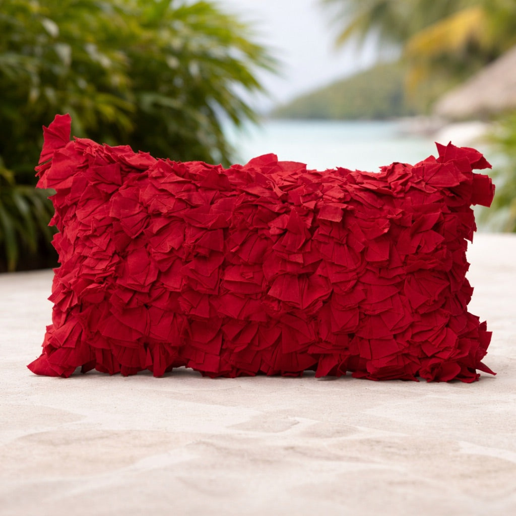 Shaggy Voile - Red