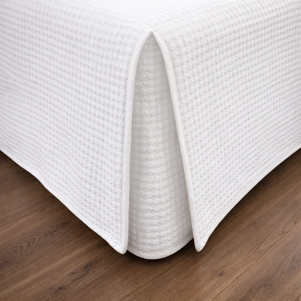 Bed Skirt King Single - White