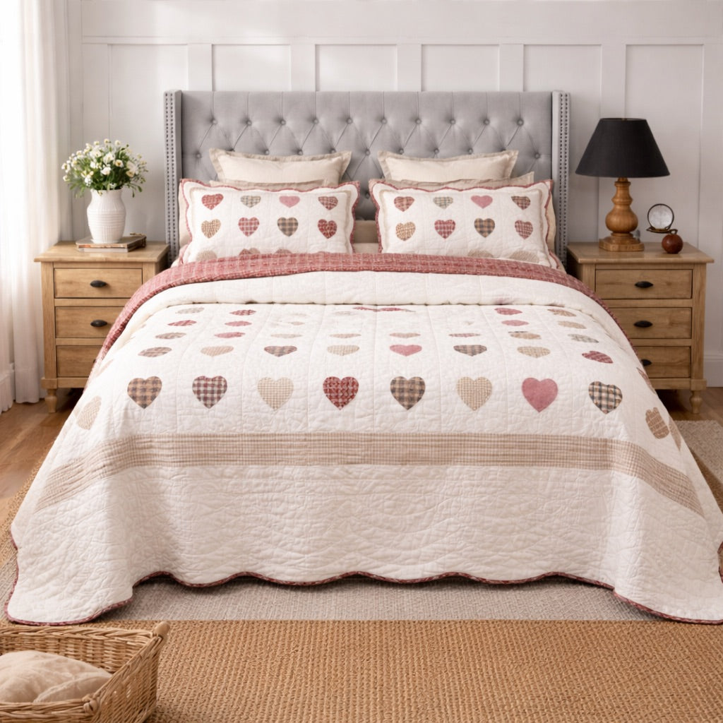 Country Hearts Queen Set