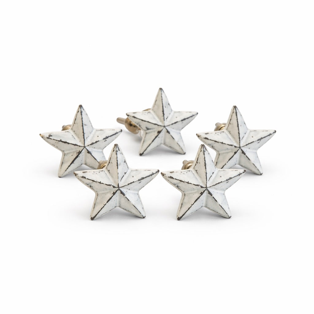 Star White Knob 35mm