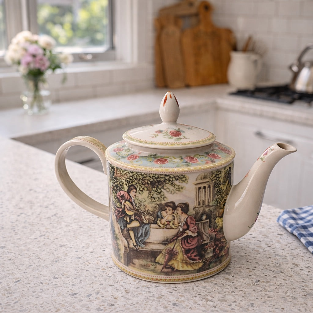 Lewis Ceramic Tea / Coffee Pot