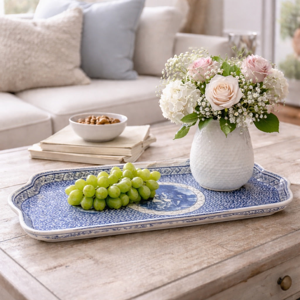 Merle Ceramic Serving Tray
