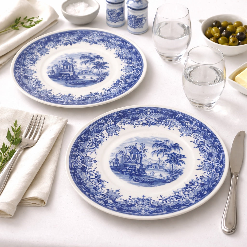 Maison Bleu Dinner Plate
