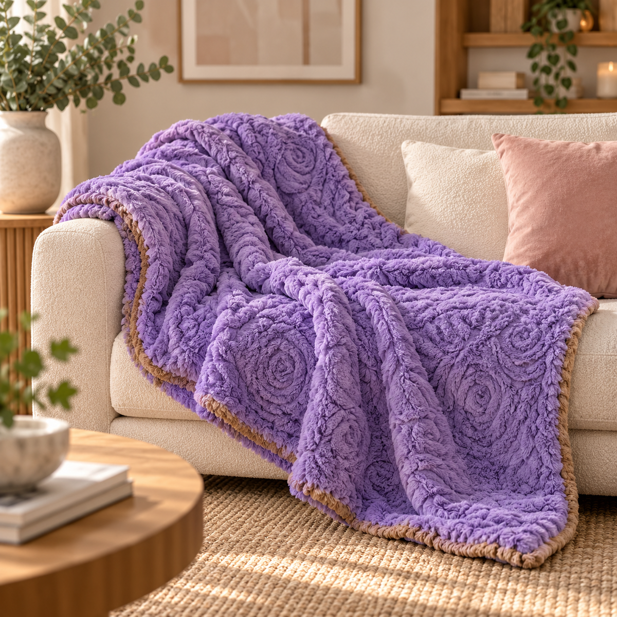 Cosy Blanket Rose - Lavender