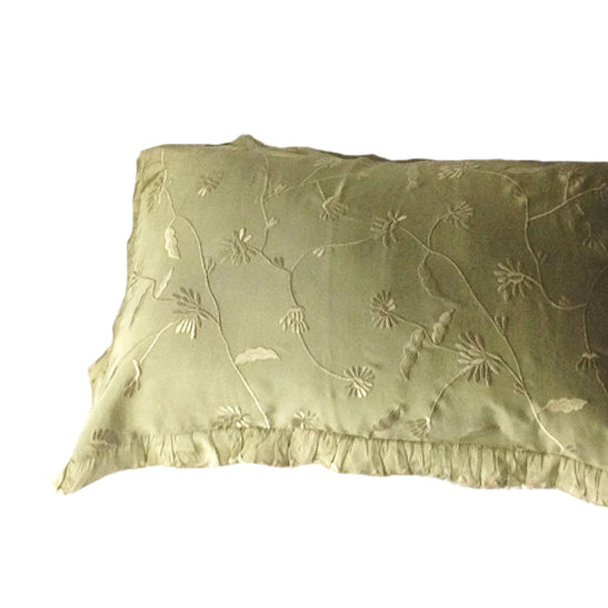 Satin Embroidered Pillow