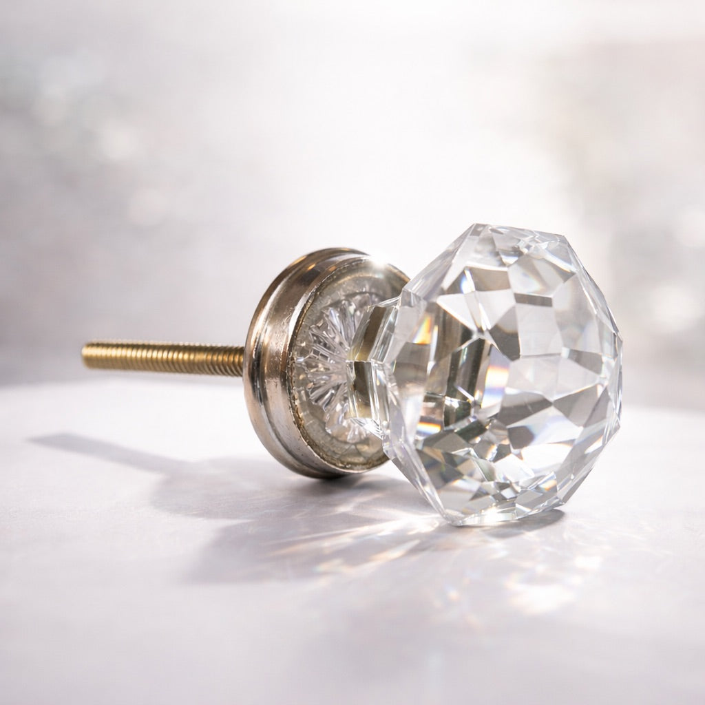 Crystal Large Diamond Knob