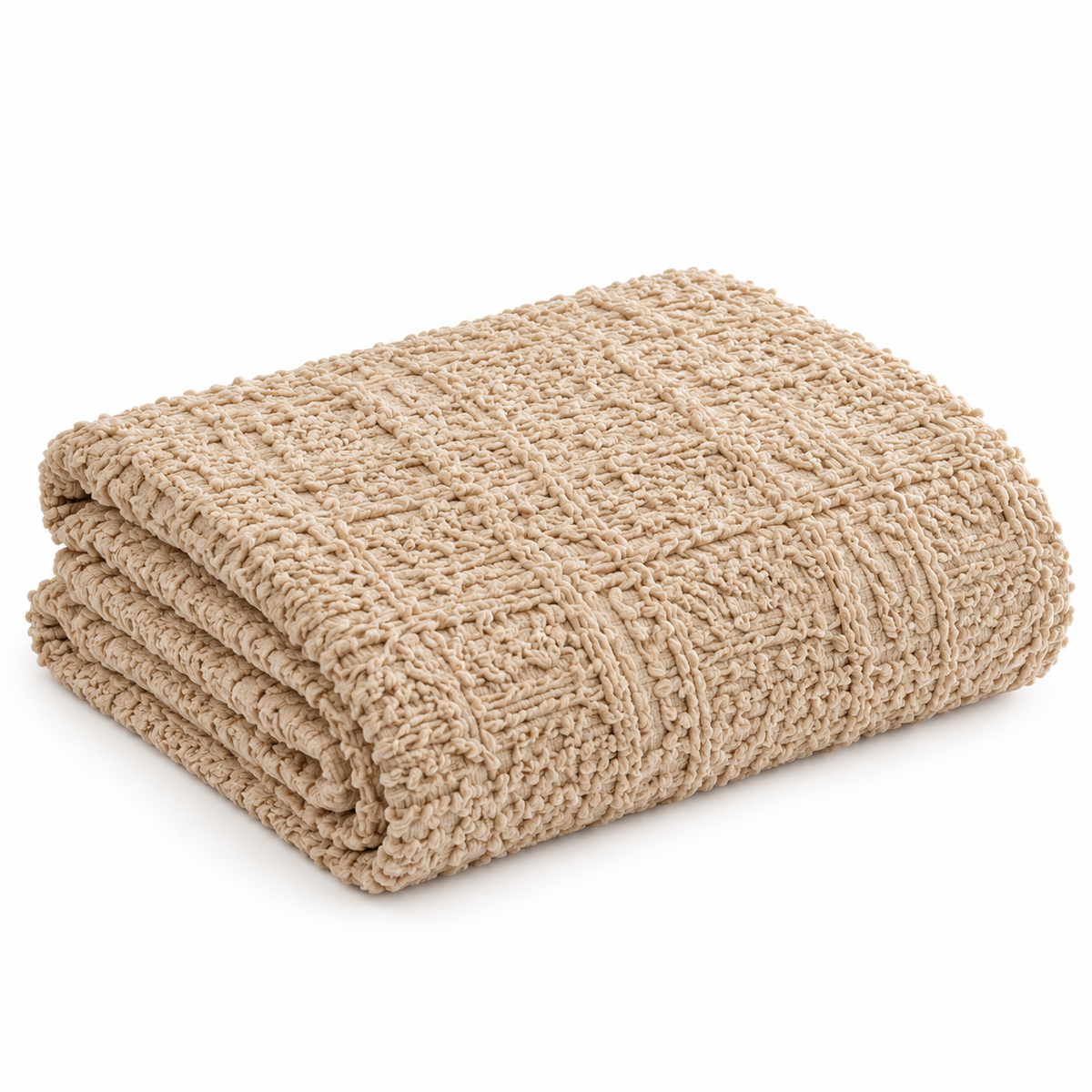 Mardi Textured Bed Runner – Beige