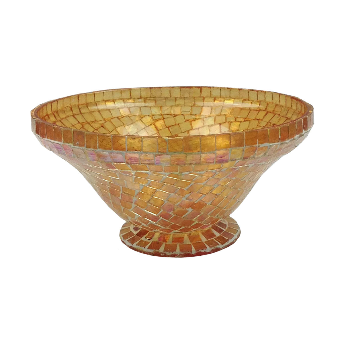 Mosaic Bowl Amber