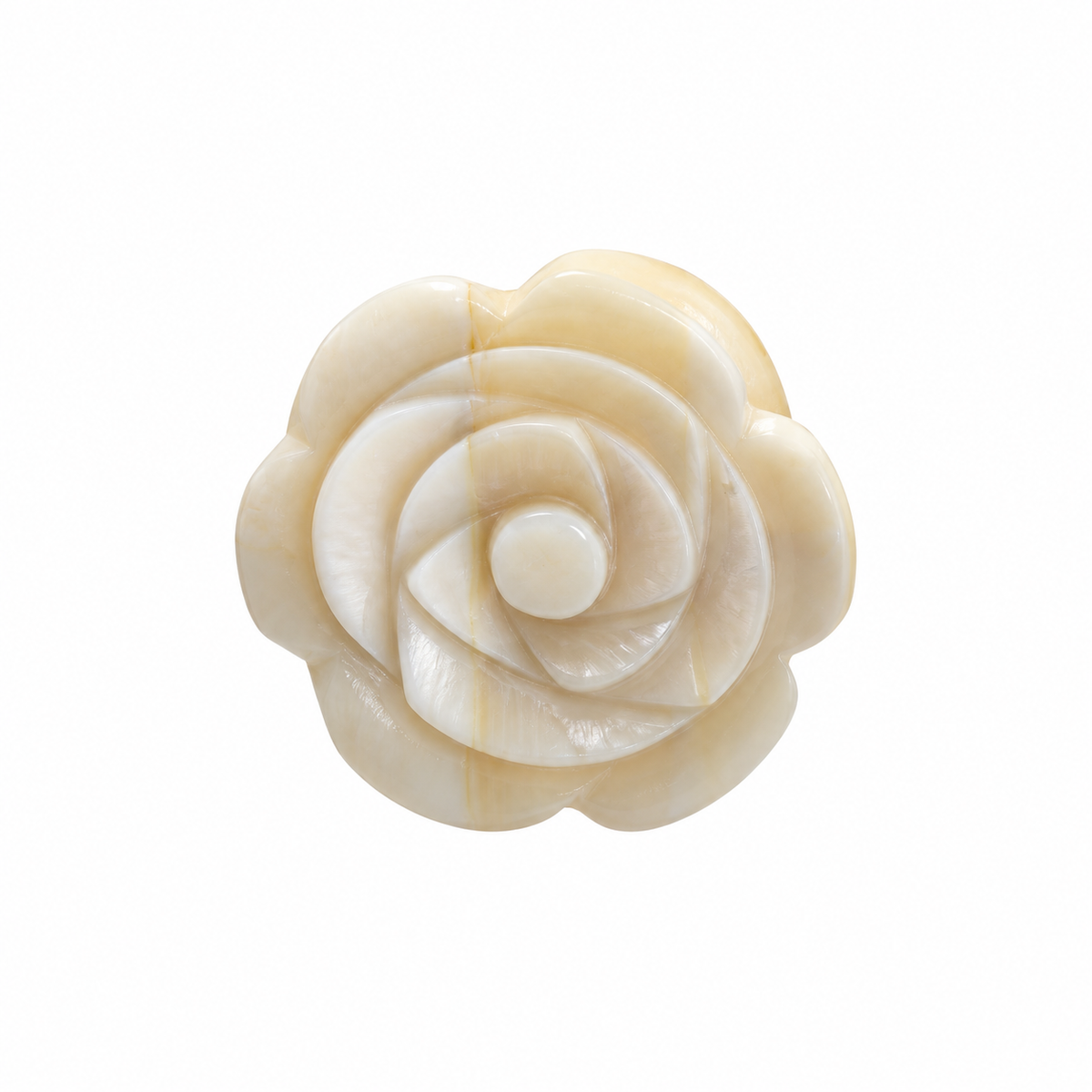 Ivory Rose Knob