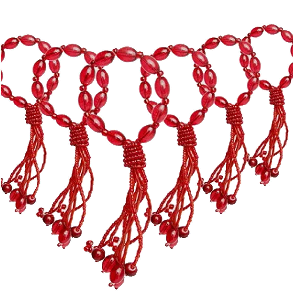 Napkin Rings Set of 6 - Red