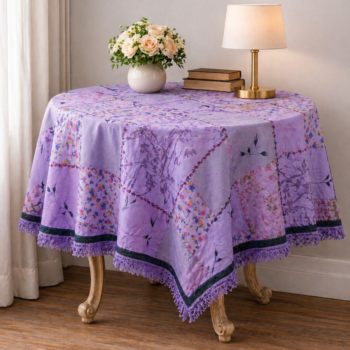 Shabby Chic Topper - Purple