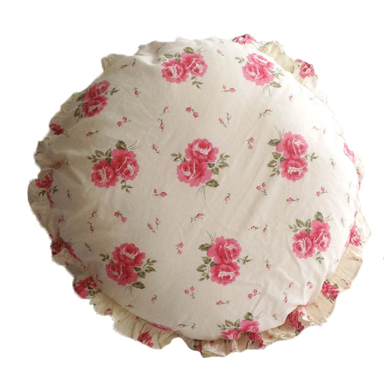 45cm Round Prefilled Rose - Ivory