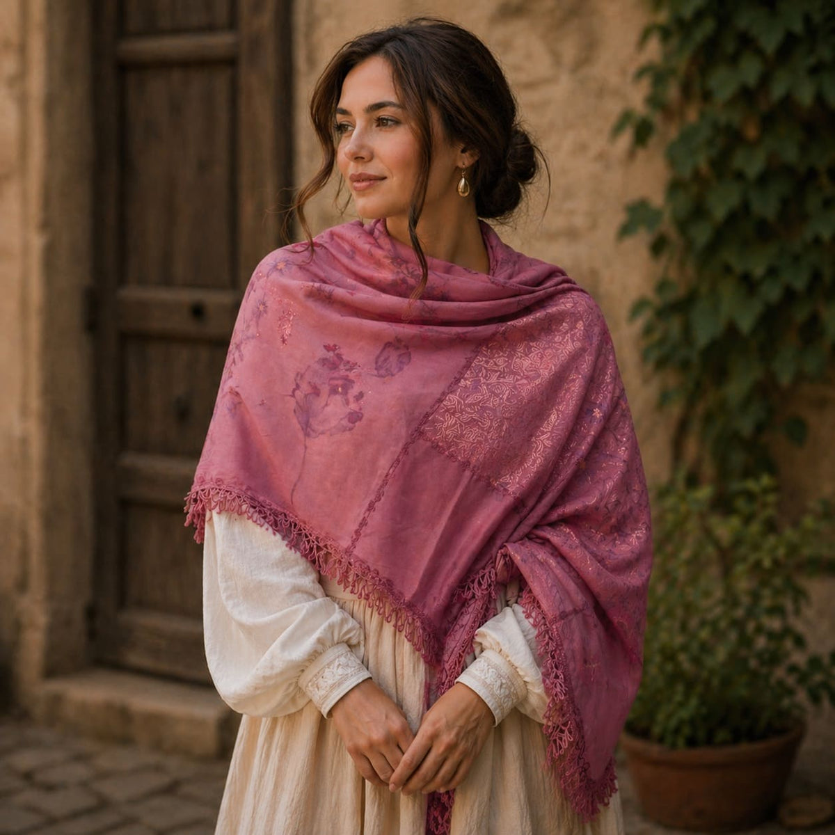 Boho Oasis Wrap - Rosa Pink
