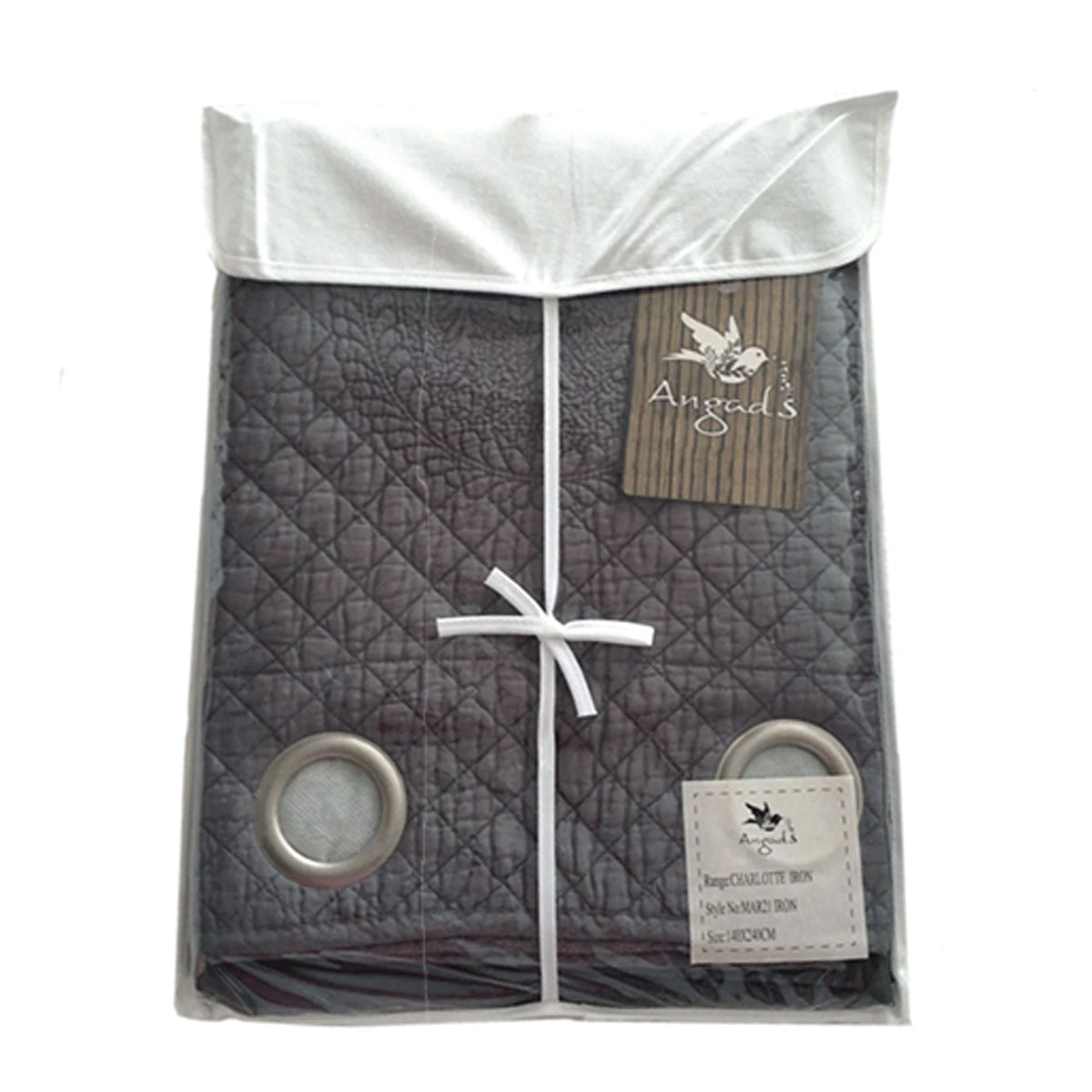 Charlotte Set of 2 Curtains - Iron