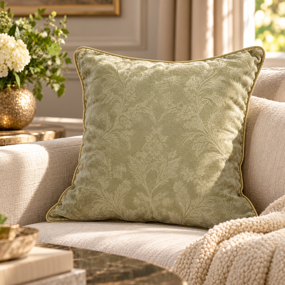 Organza Jaquard Prefilled