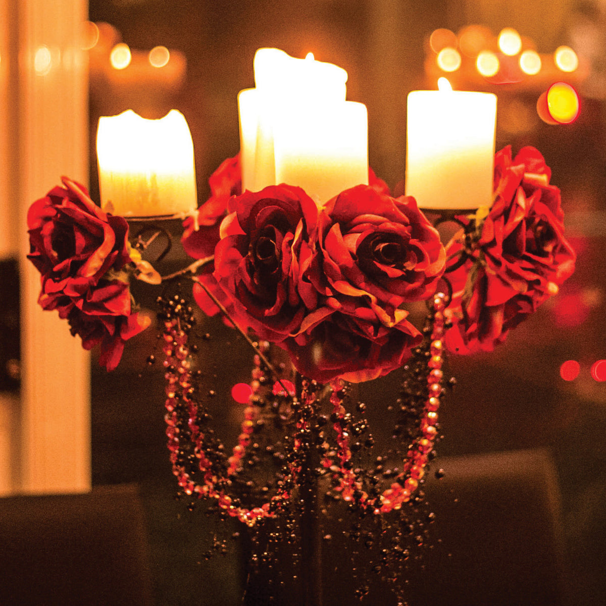 Lustre Glow Strand - Red