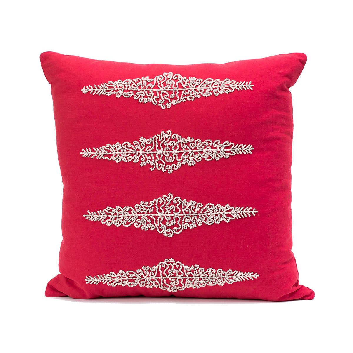 Pearl Zena Cushion Prefilled - Red