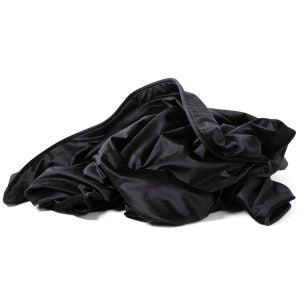 Carla Black Velvet Throw