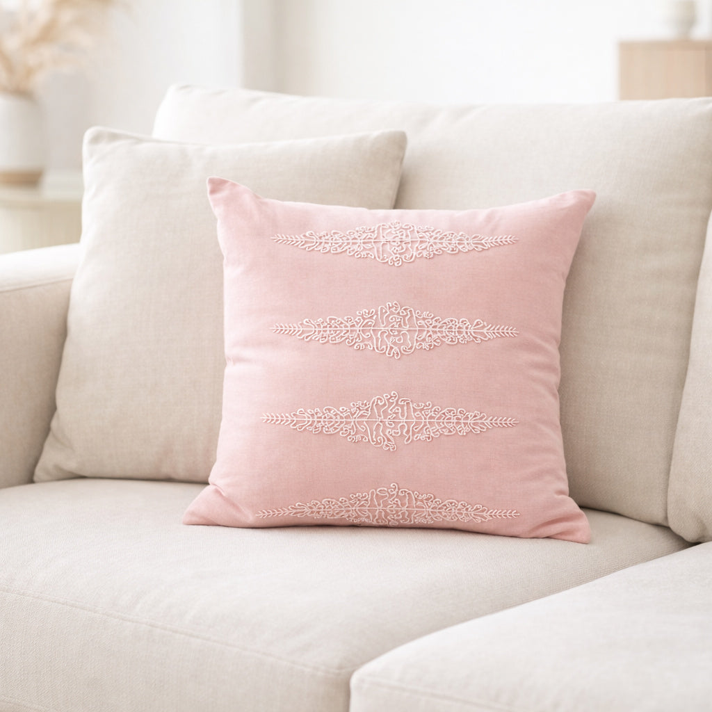 Pearl Zena Cushion Prefilled - Pink