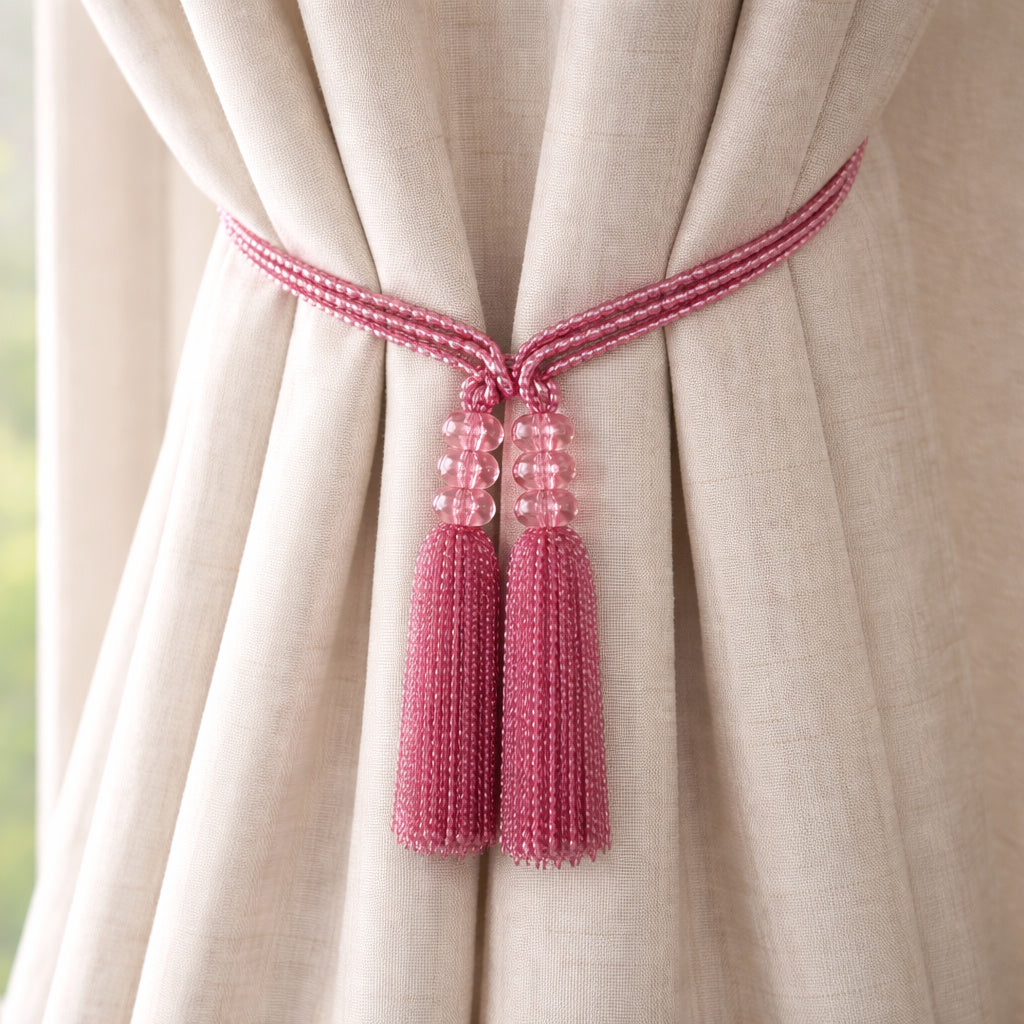 Curtain Tie Back - Rose