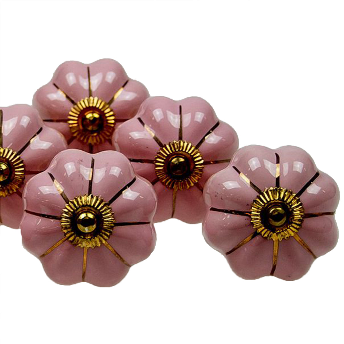 Large Ceramic Knob - Rose