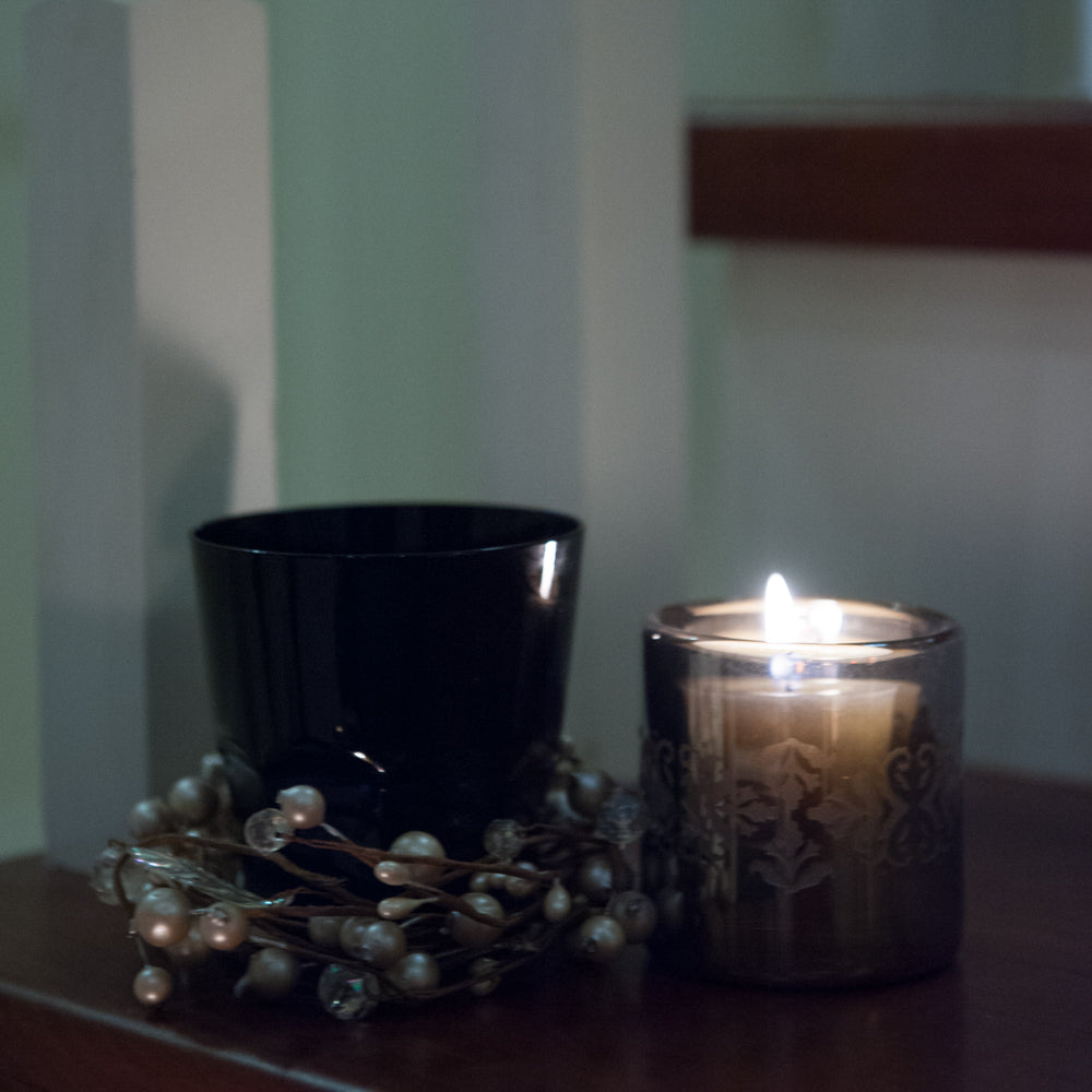 Black Tea Light Set Midnight