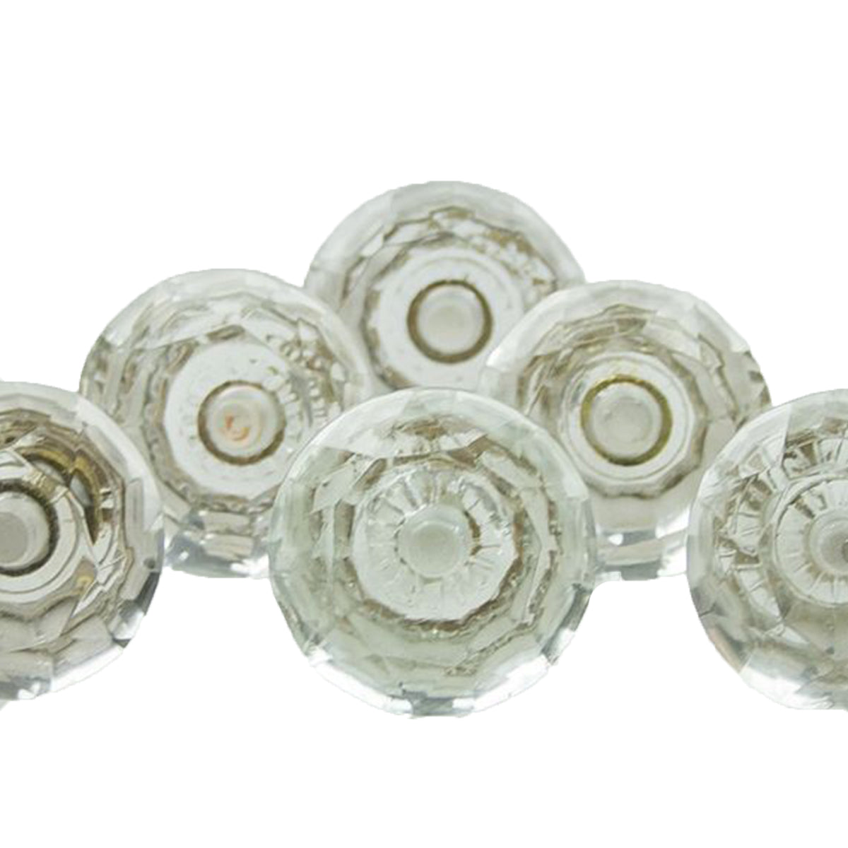 Crystal Mushroom Knob 5.2cm - Clear