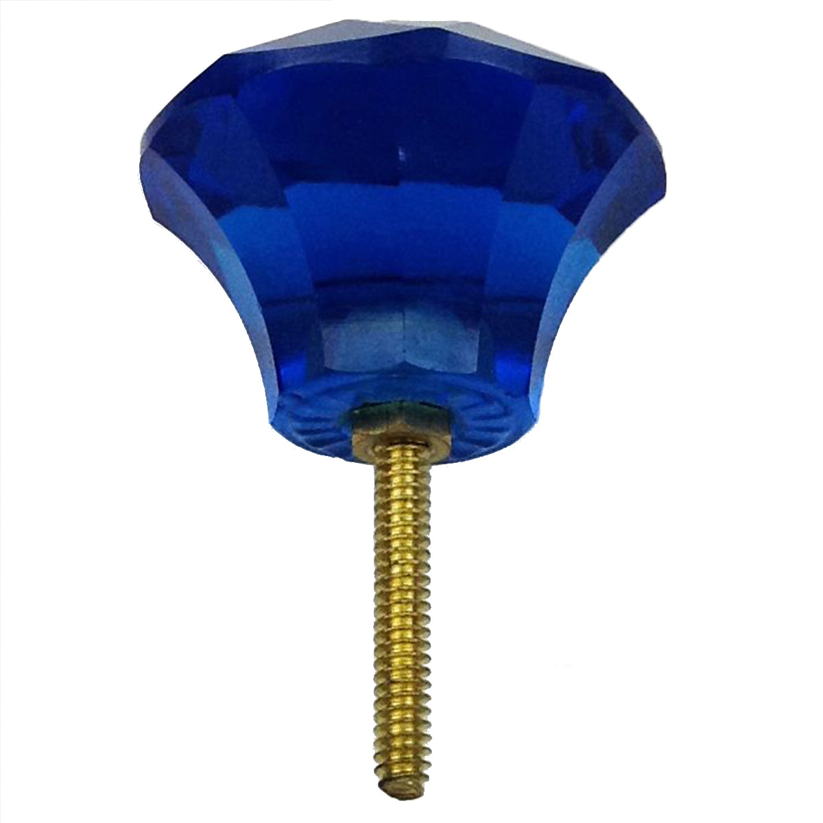 Crystal Mushroom Knob 5.2cm - Turquoise
