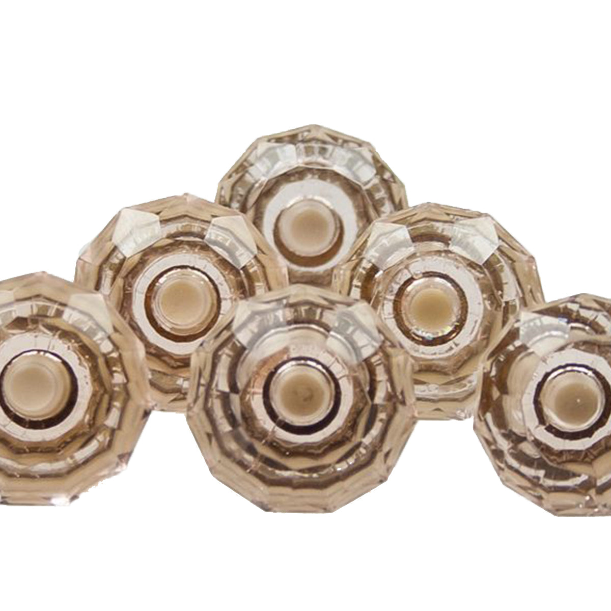 Knob Crystal Mushroom 4.5cm - Pink