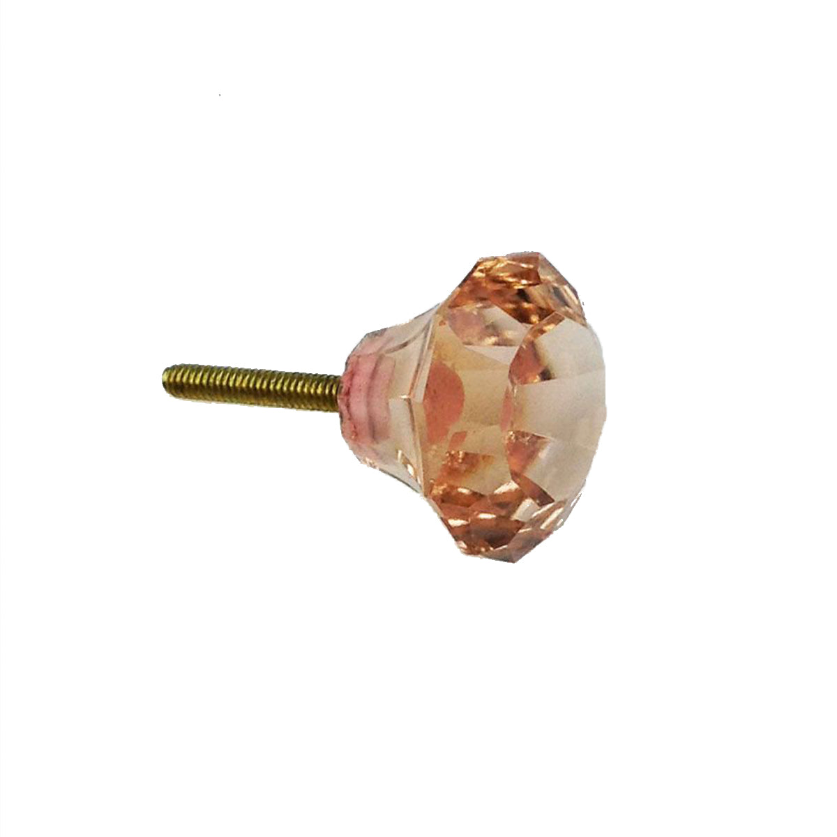 Knob Crystal Mushroom 3.5cm - Coral