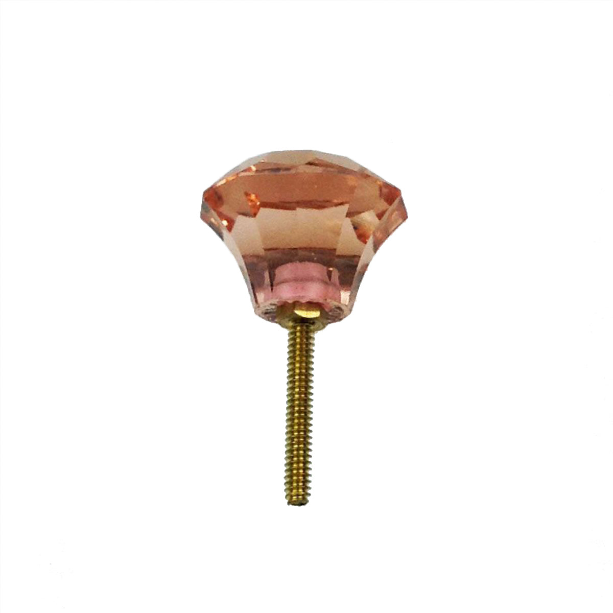 Knob Crystal Mushroom 3.5cm - Coral