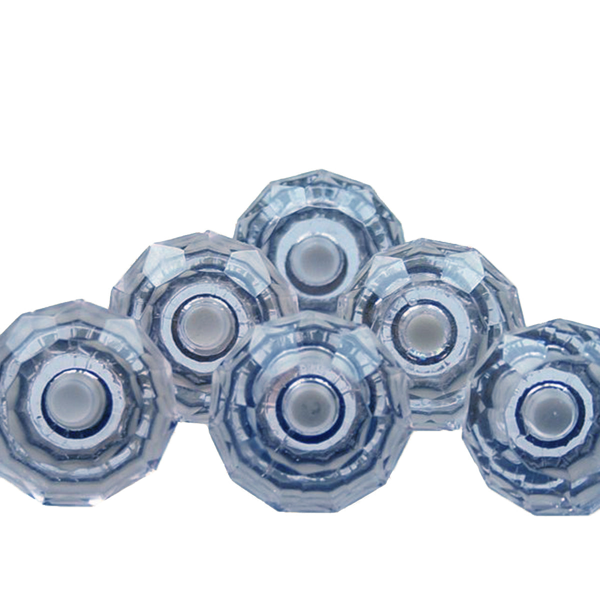 Knob Crystal Mushroom 3.5cm - Blue