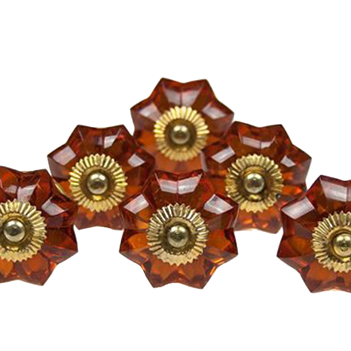 Rockmelon Crystal 4cm - Amber