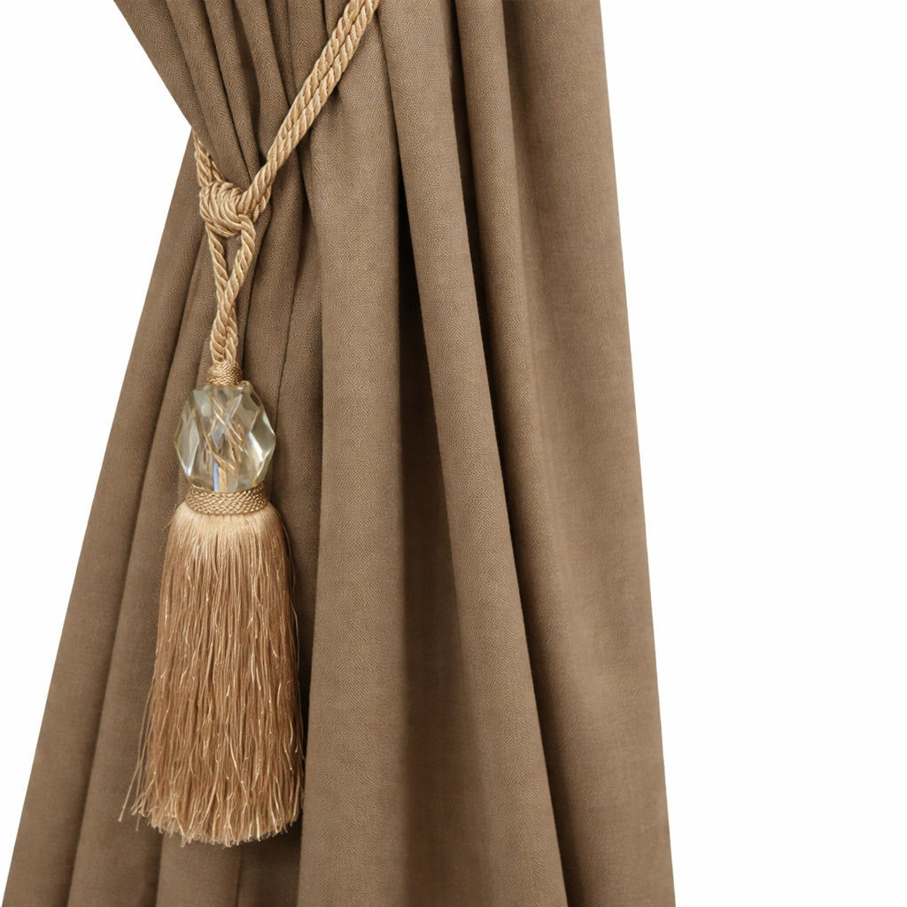 Tie Back - Beige