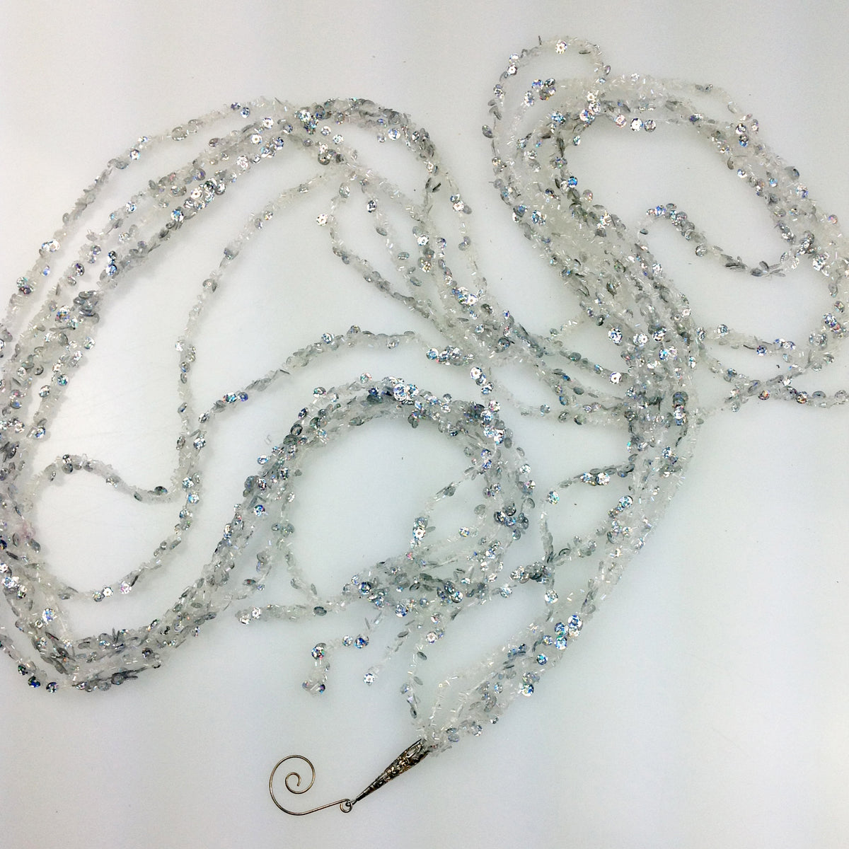 Beaded Strand Silver 180cm
