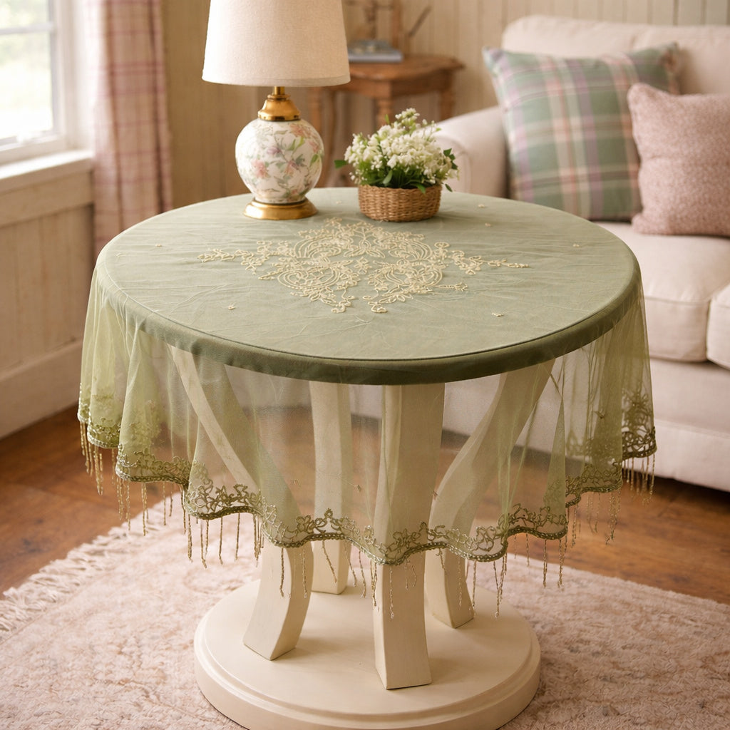 Green Round Topper