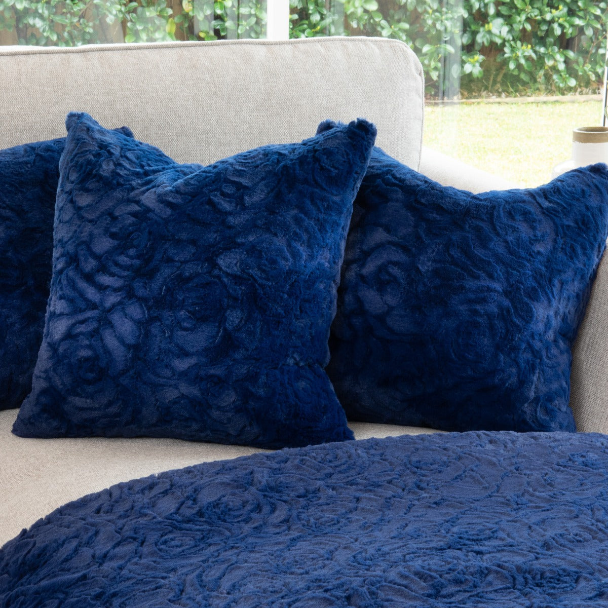 Cosy Blanket Rose - Navy