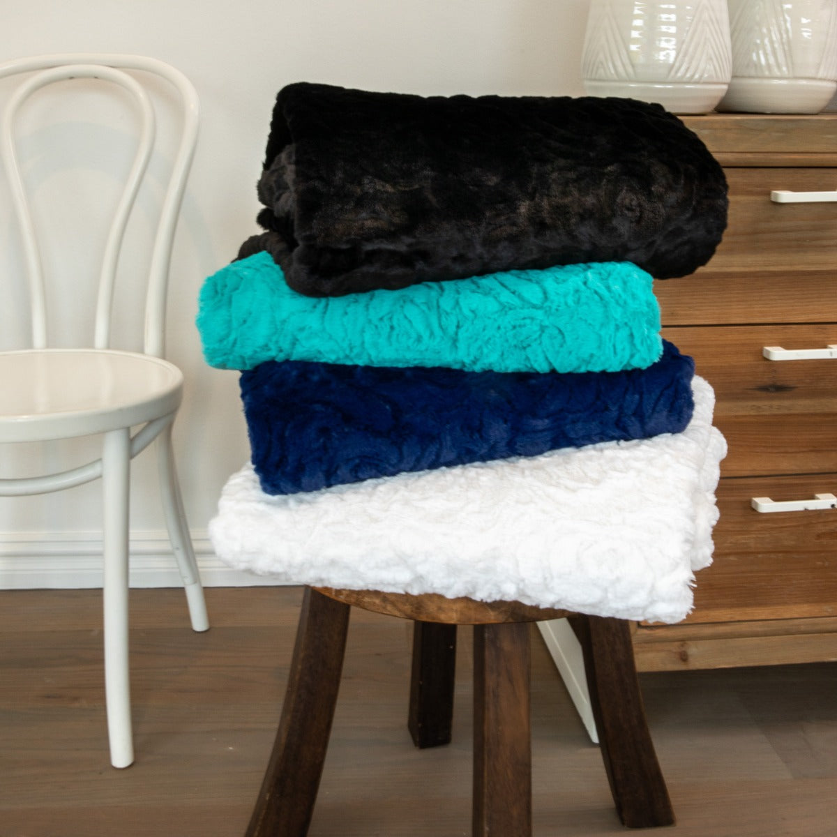 Cosy Blanket Rose - Navy