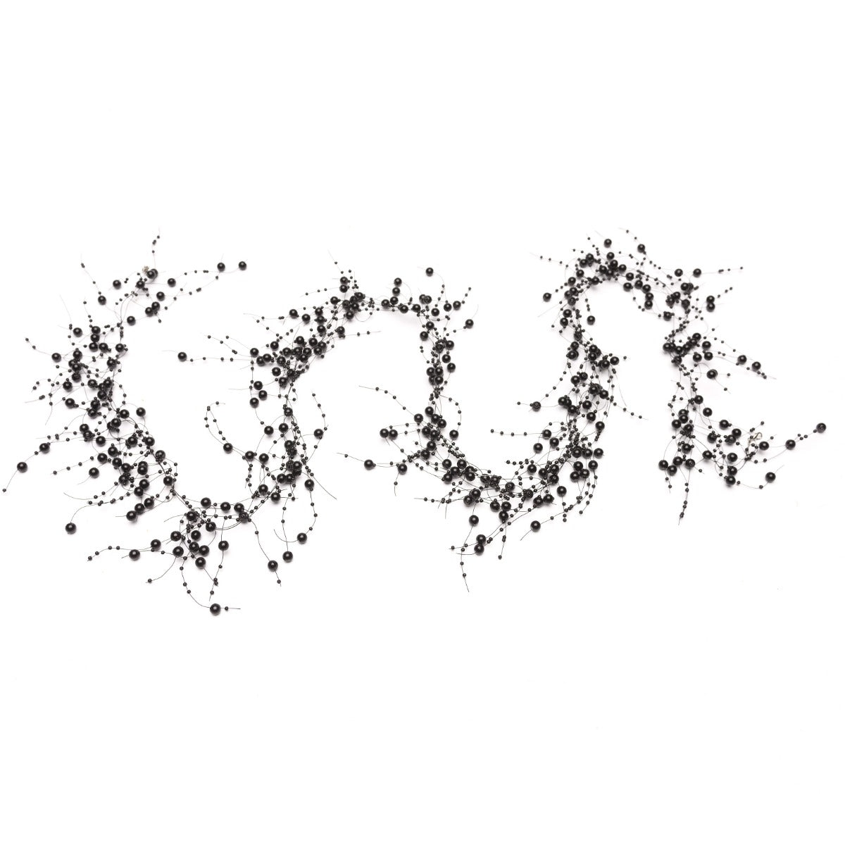 Decorative Beaded Garland - Black