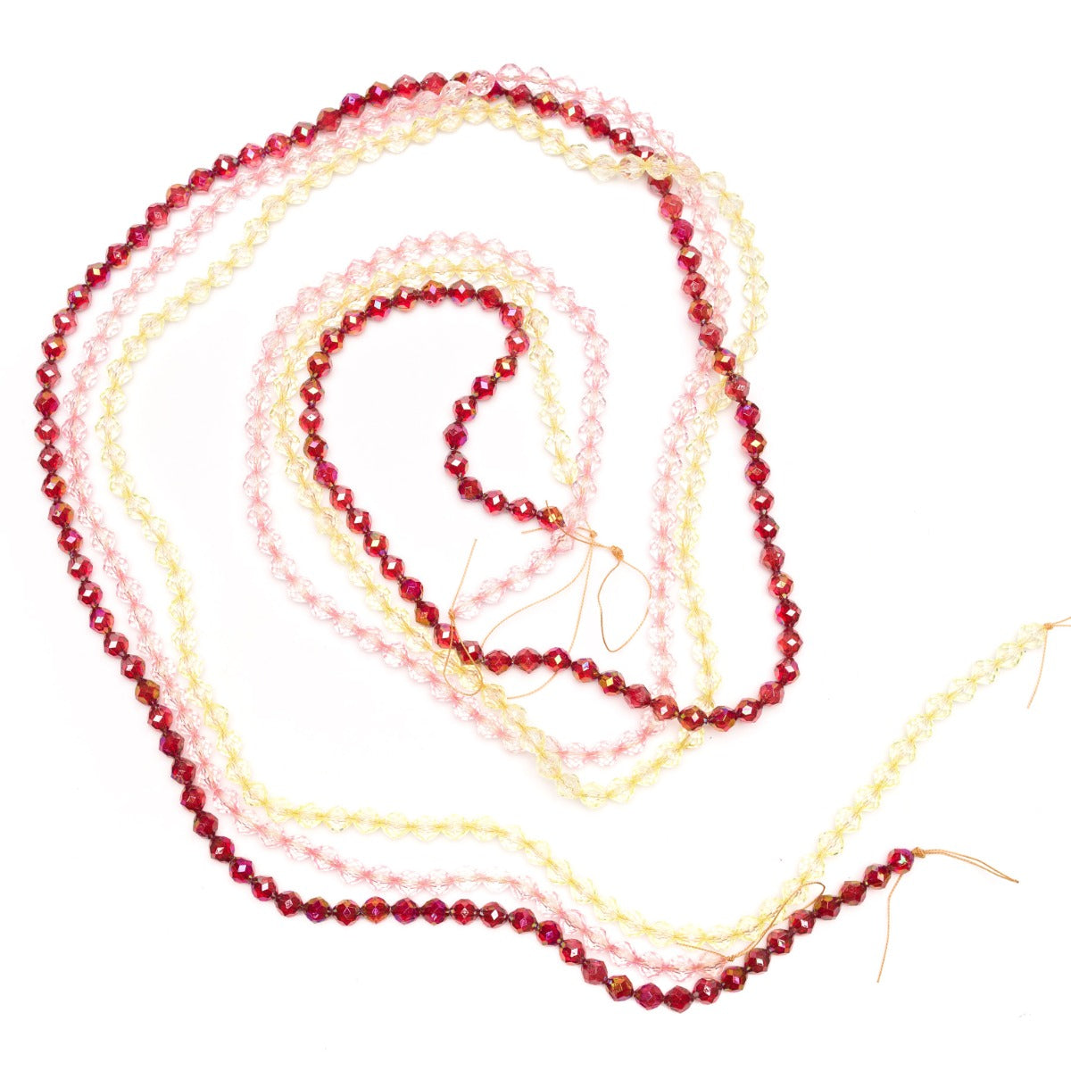 Lustre Glow Strand - Red
