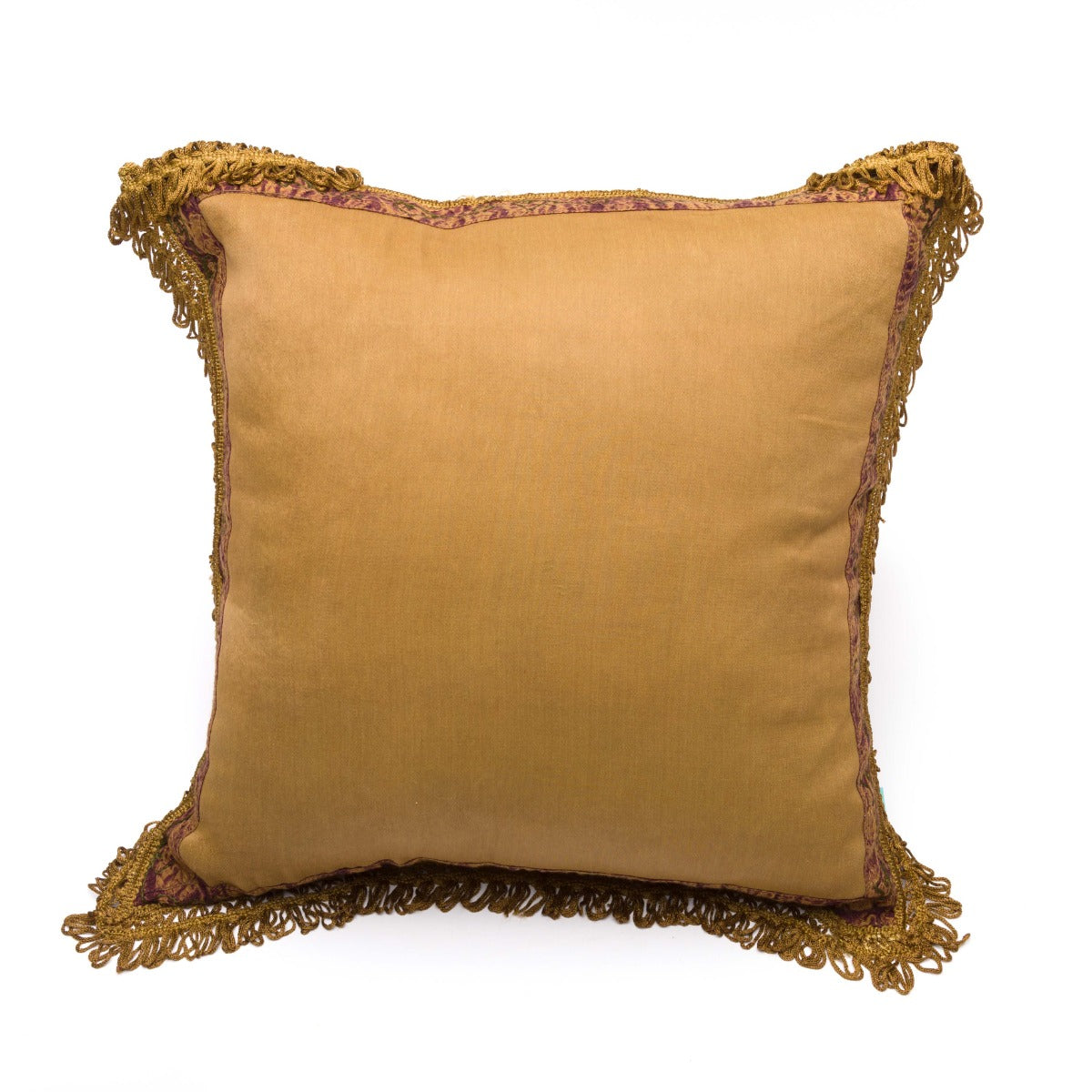 Moss Sattin Cushion Cover - Camel
