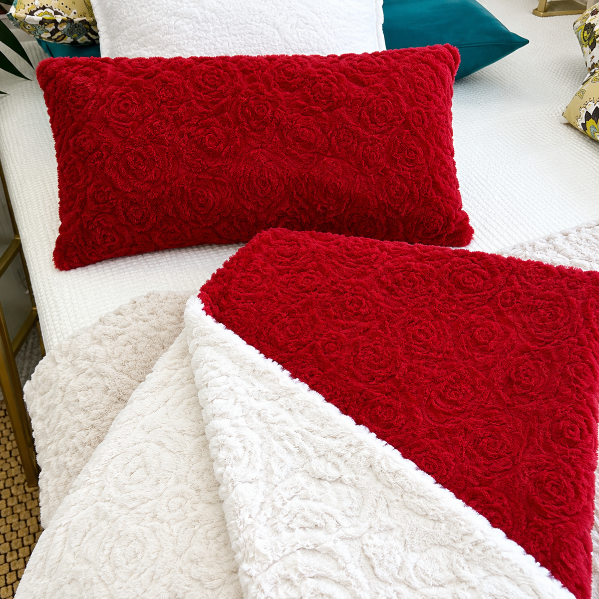 Cozy Rose Prefilled 30x50cm