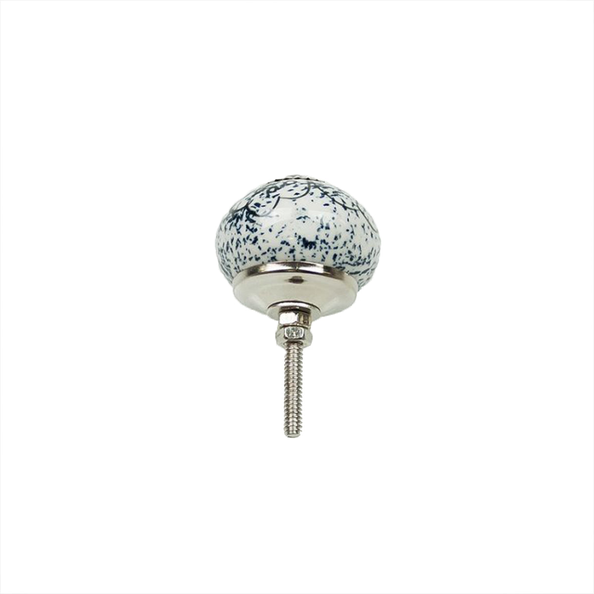 Ceramic Black Print Knob 40mm