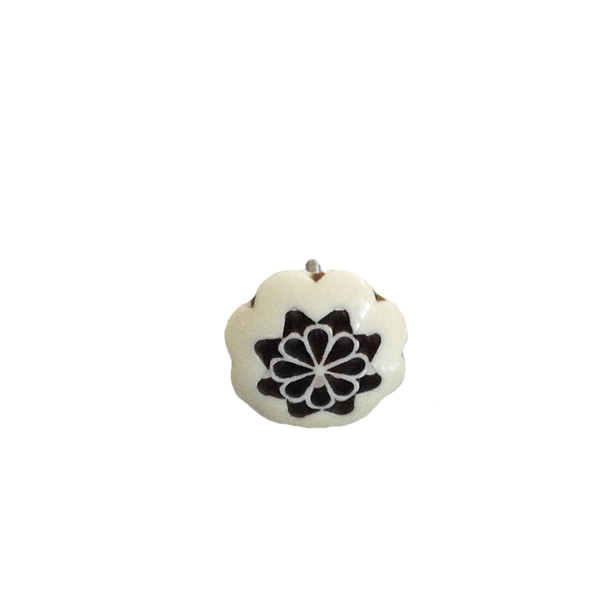 Flower Ivory Knob 44mm