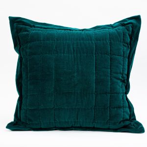 Shivpur Hand Quilted Euro - Teal