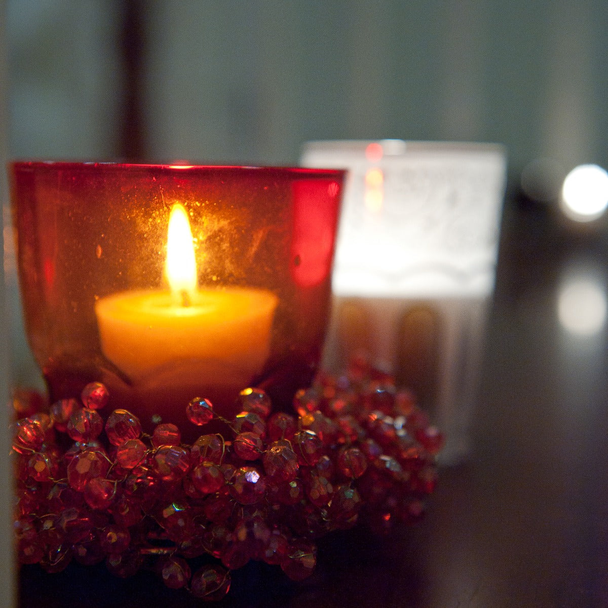 Ruby Tea Light Midnight